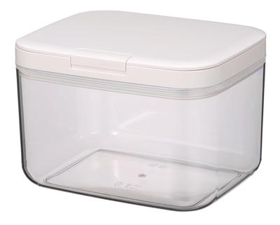 CB Japan KOMEKOME Airtight Rice 2kg Wide and Opening and 2kg Atomico Container, Capacity, Refrigerated, Mouth, Moisture-Proof, Odor-Proof, Mold-Proof,