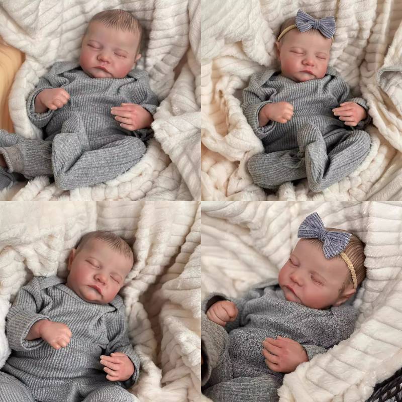 Wiedergeborene Puppe Silikon Baby Kleinkind Realistisch Geschenk Für Sammler