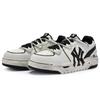 MLB Chunky Liner Abrasion Resistant Height Increasing Low Top Skateboard Shoes Unisex Black White Blue 3ASXCA12N-50WHS(Team80-)