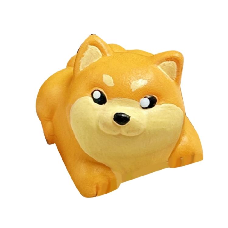 

Resin Keycap Unique Resin Dog Shape Keycaps Adds Fun And Personality To Your Keyboard Creative Keycaps 1PC жёлтый
