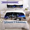 Kw Camions Lourds Personnalisez votre nom Ensemble de Literie Housse de Couette Respirante avec Taies d'Oreiller Décoration de la Maison Cadeau d'Anniversaire