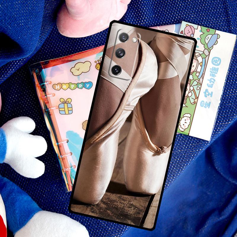 Ballet Ballerina Shoes Pointes Case For Samsung Galaxy S26 Ultra S25 S24 S22 S21 S23 Ultra Plus S10 S20 S25 FE Cover Funda