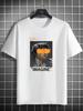 Unisex's Casual Novelty STATUE PATTERN Print T-Shirt