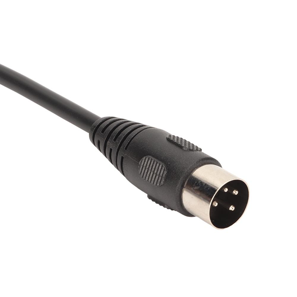 3m/9.8ft 4 Pin DIN Connector Cable Extension Power Cord for Car AV Equipment
