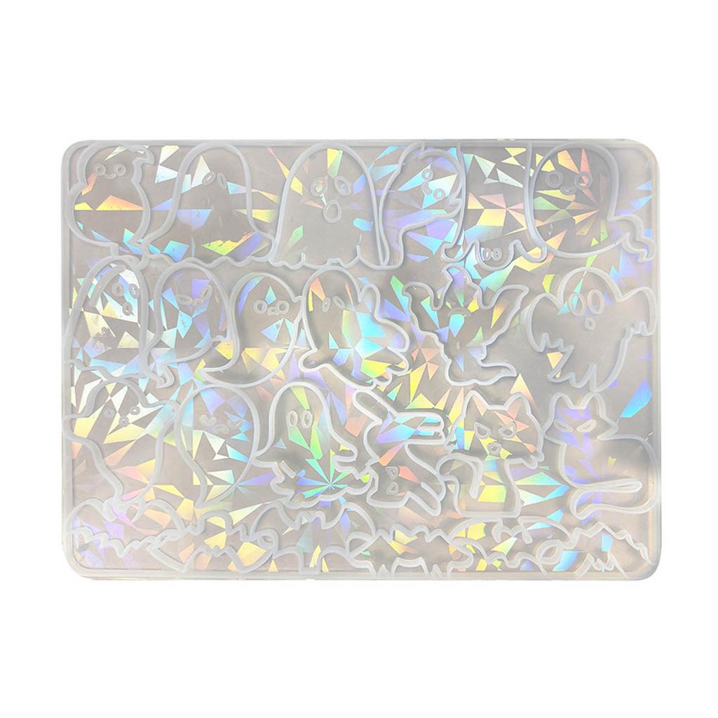 Silicone Specter Bat Cat Holographic Molds Light Shadow Earrings Pendant Mold DIY Ornaments Jewelry Epoxy Crafting Mold