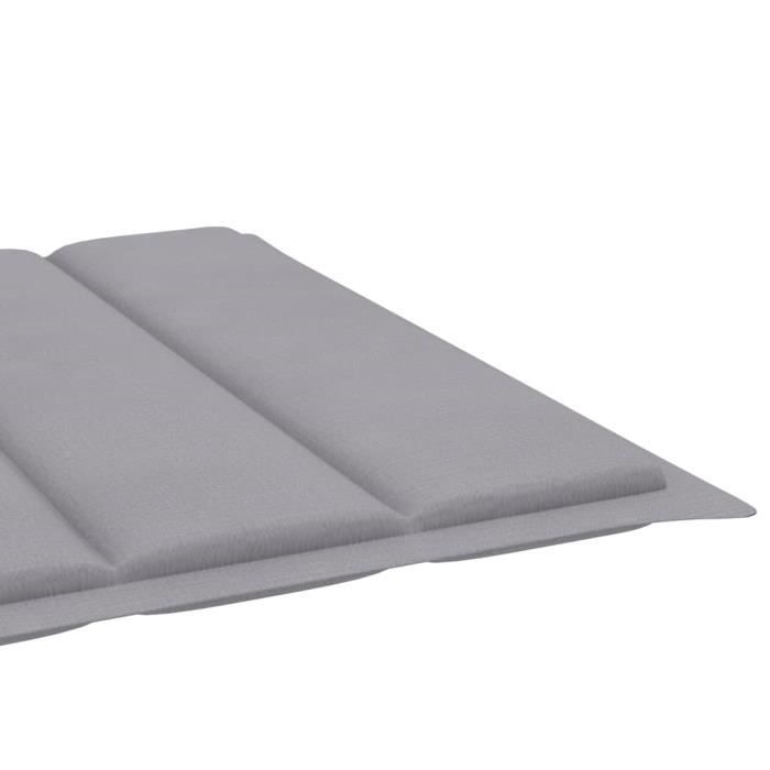 VidaXL Chaise longue pour 2 personnes avec coussins Bambou