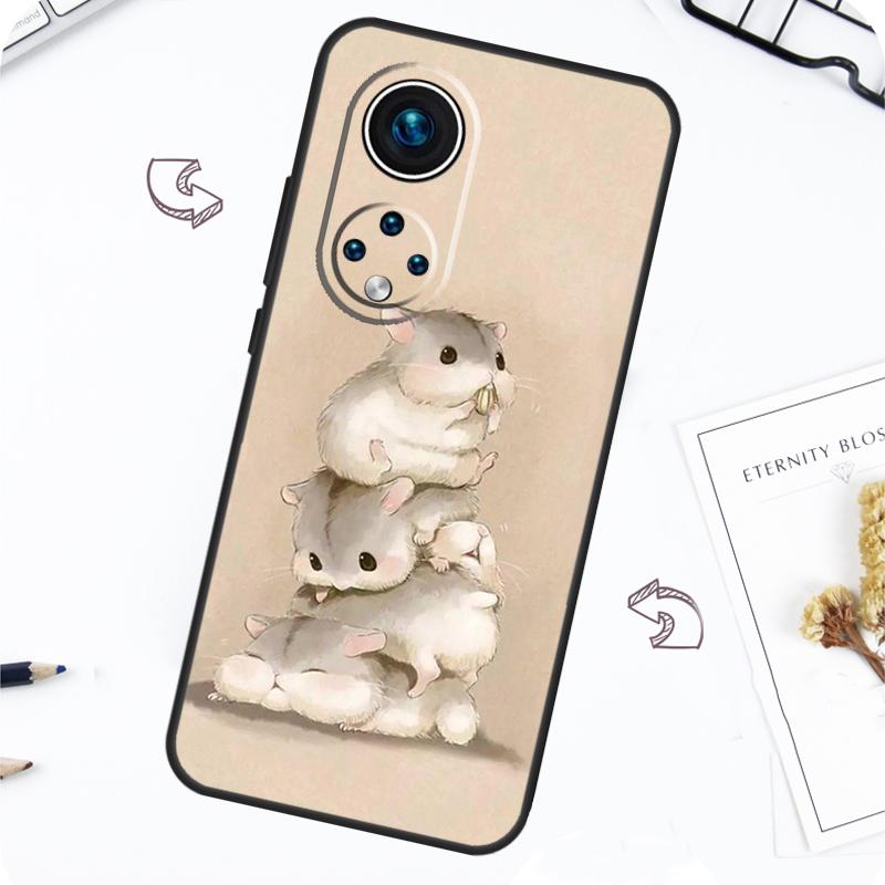 Cute Lovely Pet Hamster Case For Honor Magic 7 5 6 Lite Honor 200 Pro X8b X9a X8a X8 X9 X9c X9b 50 70 90 Lite Cover