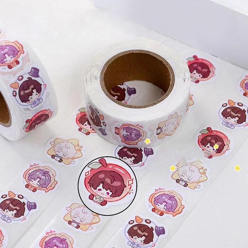 

400 шт./рулон Love And Deepspace Cartoon Sylus 3D Game Герметизирующая наклейка Diy Laptop Notebook Decals Decoration