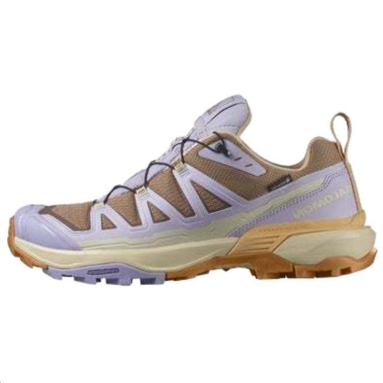 New SALOMON EDGE GORE TEX Slip Resistant Low Top Outdoor Shoes Women's Natural Brown L47463700