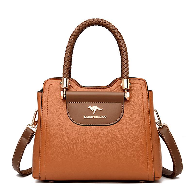 Genuine Brand Handbags For Women 2024 Luxury Ladies Hand Bag Female Leather Shoulder Top-Handle Crossbody Bags Casual Tote Sac