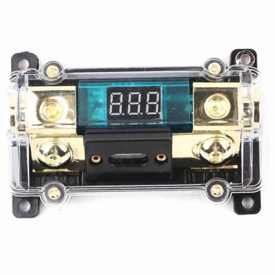 Auto Audio Power Sicherungen Halter Stereo Verteilung Block Box Digital Display(250A )