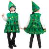 TUAHOUS Christmas Tree Cosplay Christmas Cute Santa Costume for Santa Cosplay for Girls and Santa Claus Costume with Perfect for Christmas School and