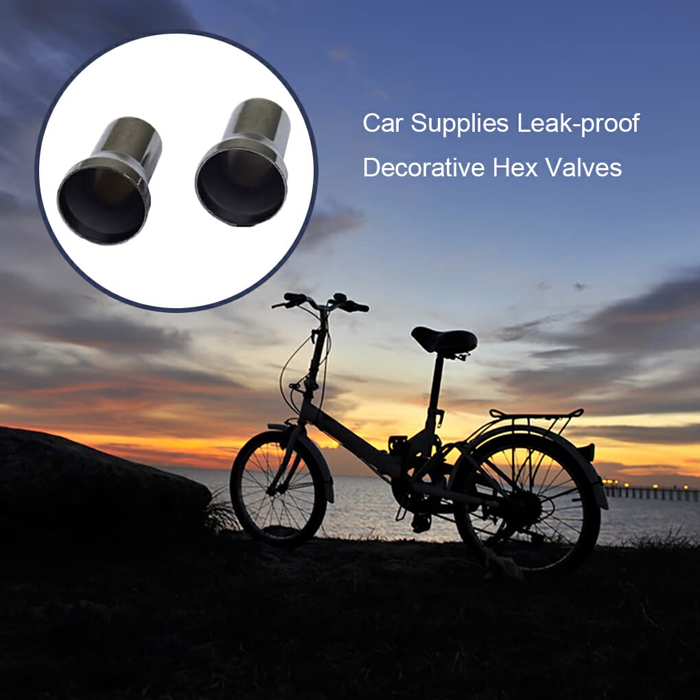 Generic Tire Cap, Simple Design, Replacement Parts, Car Supplies, Valve Stem (Black)