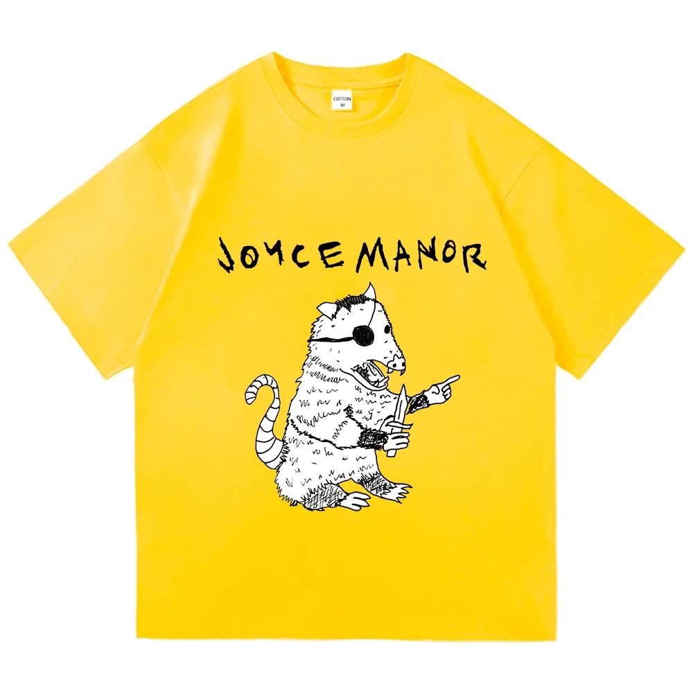 

Opossum Shirt on White JOYCE MANOR Graphic Print Tshirts Unisex Streetwear Short Sleeve Cotton Men/Women T-shirt Casual Tees Top 4XL