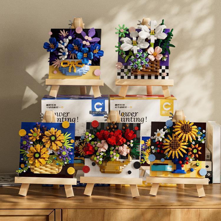 Chao Le Innovation Art Frame Серия Букет - Совместим с кубиками LEGO для детей
