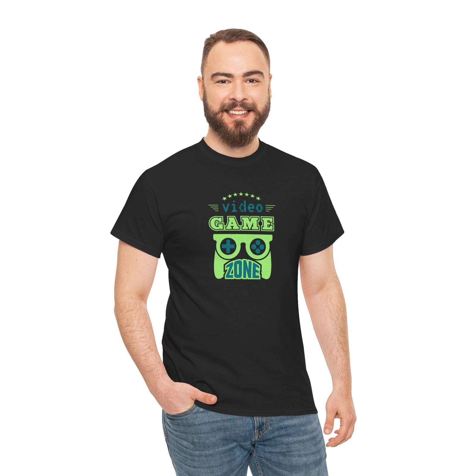Game Zone T-Shirt | Funny Video Game Tee | Retro Gaming Shirt XL