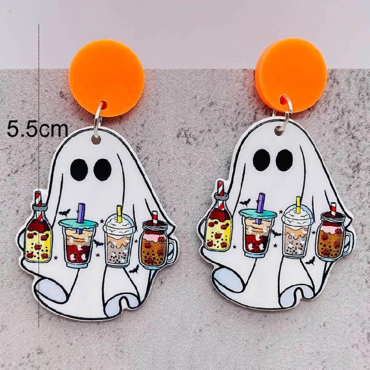 Flowers Stud Earring Cute Spook Dangle Earrings for Women Girls Thanksgiving