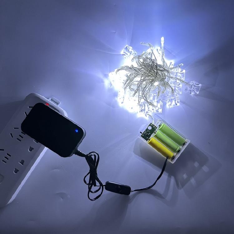 AC-DC Power Supply Adapter Kit with USB Charger Replace 2-8pcs AA Batteries