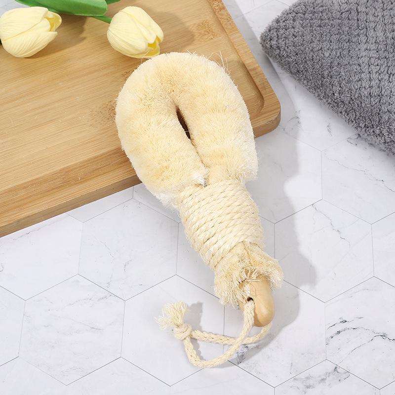 Cross-Border Bristle Massage Bath Brush - Handheld Round Body Brush