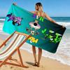 MIXELS 2D Flat Print Beach Towel, Large Soft Quick Dry Towel for Beach Camping SwimmingZSTJ0915069