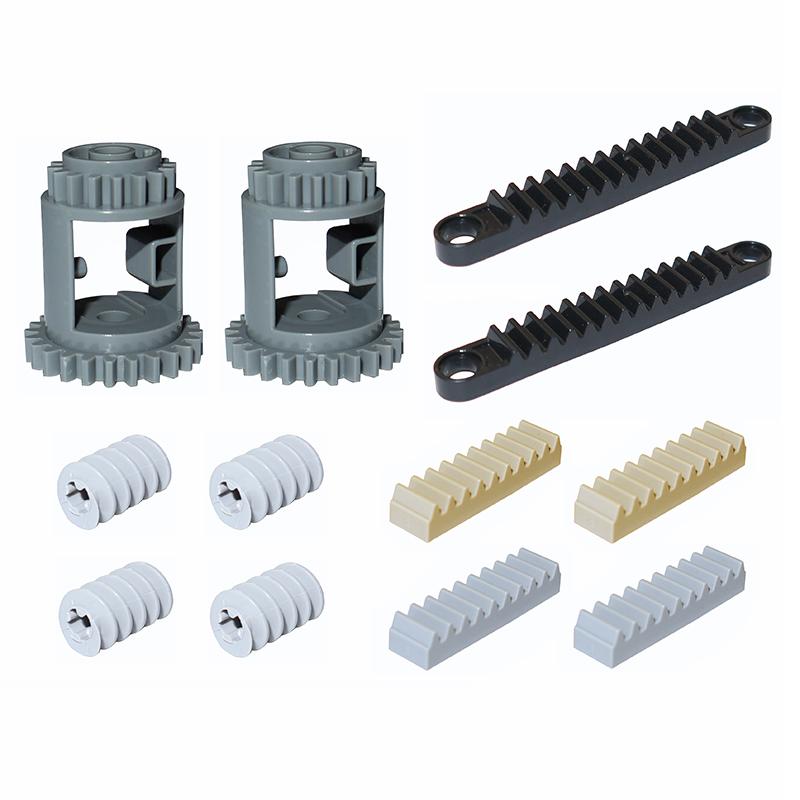 MOC Bricks Technical Accessories Bulk Multiple Sizes Gear Cross Axles Set Compatible All Brands Building Blocks Educational Toys