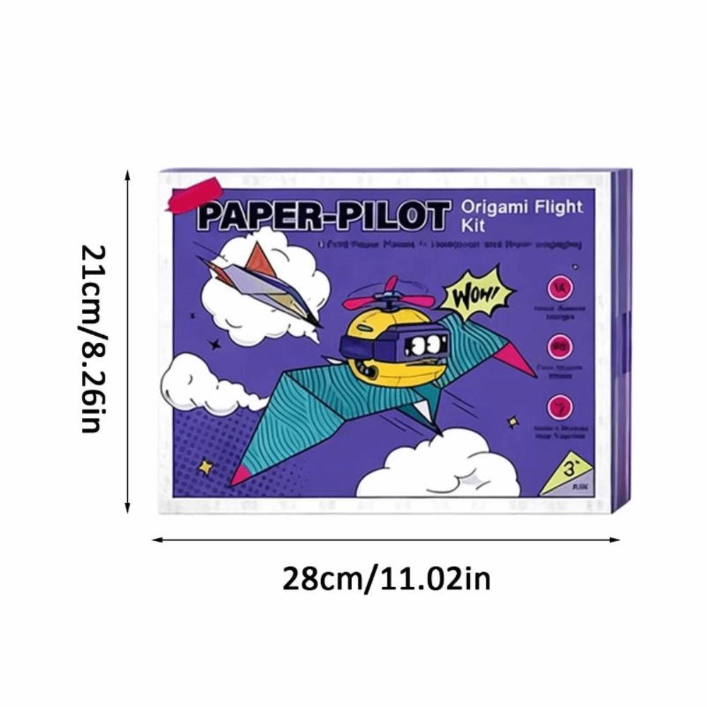 Montessori Handmade Airplane Origami Paper Versatile Paper Aircraft Toy  Kids Toddlers Children