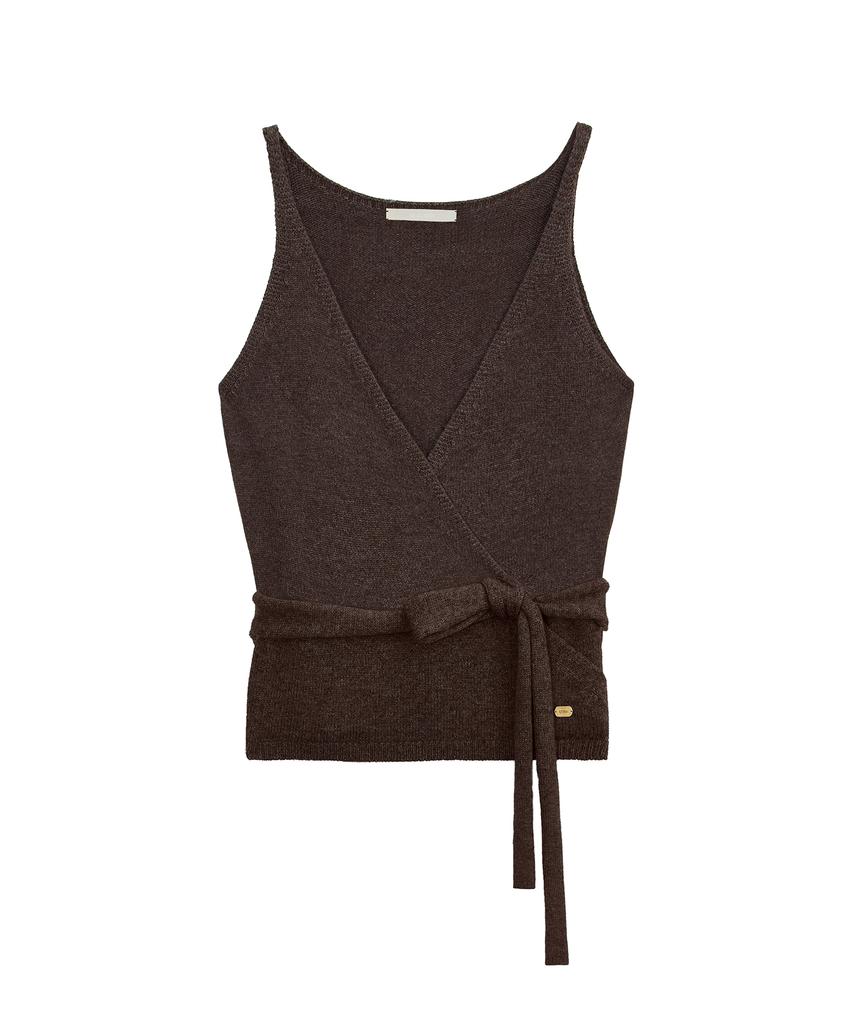 Q'SRB Camisole Layered Knit Bustier