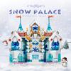 MOULD KING Bausteine Kreative Die MOC Schnee Palast Burg Modell Montage Ziegel Kinder Pädagogisches Spielzeug Weihnachten Geschenke