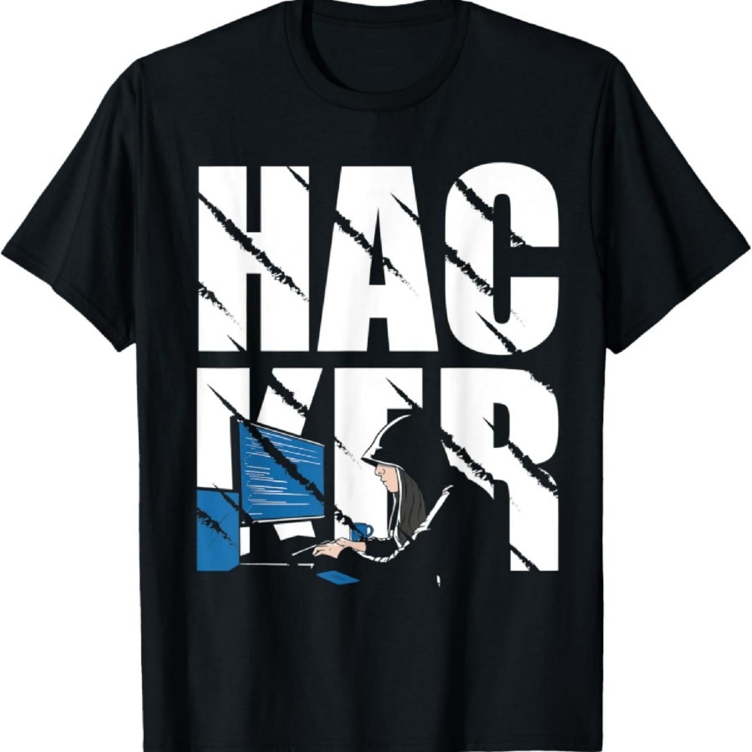 Hacker design Hacker, debugger and programmer T-Shirt S