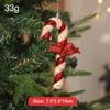 New Year Cute Cartoon Electroplated Plastic Christmas Hanging Ornament Xmas Tree Decoration Pendant for Holiday Festival Decor
