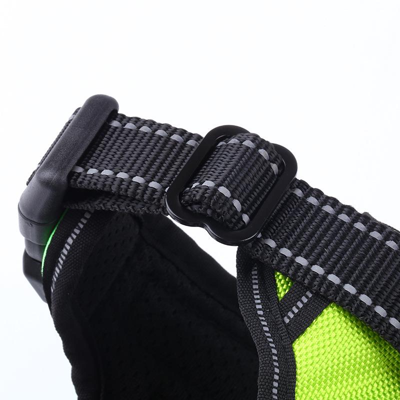 LED Flashing Dog Vest with USB Charging and Explosion-Proof Design