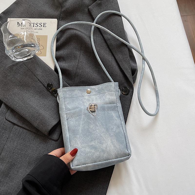 Handytasche im minimalistischen Stil, Umhängetasche, kleine Geldbörse, vielseitig für die Uni, Pendeltasche zum Umhängen