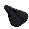Bike Saddle Cover PU Silicone Foam Filling Anti Slip Cycling Seat Cushion Cover for Mountain Road Bikes Black