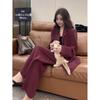 Spring 2023 Plus Size Women's Lightly Mature Mid-Length Suit Set - Chubby MM Professional Two-Piece Outfit