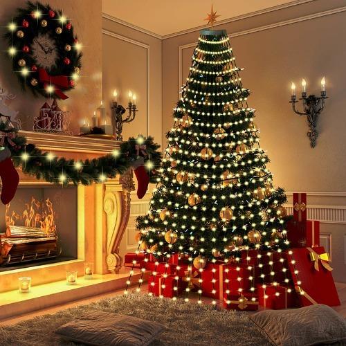 Joom LED Waterfall Lights: Ideal Decorative Lighting for Christmas Trees and Festive Ambiance