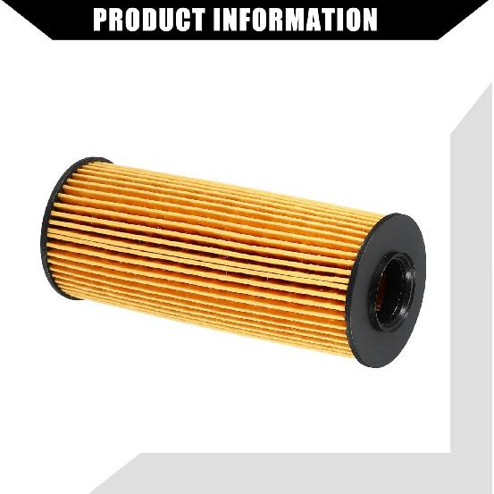 No.68079744AB/68079744AA Engine Oil Filter for Jeep Grand Cherokee 3.6L 2011-2013 / Inner Transmission Oil Filter/Durable / 1 Set Yellow