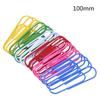 Grote Gekleurde Zilverkleurige Plastic Gecoate Paperclips voor Kantoor en Boekbinden