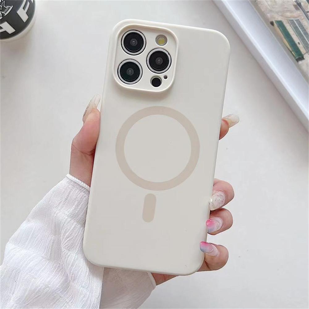 Fashion Bright Fluorescent Liquid Silicone Magnetic For Magsafe Case For iPhone 16 15 14 13 Pro Max Plus Wireless Charge Cover