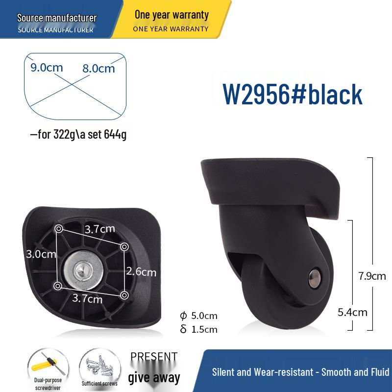 Rodas de Substituição Universal para Malas e Malas de Trolley