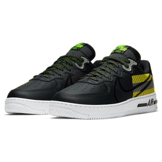 

Nike Air Force 1 React LX x 3M Антрацитовый Вольт - CT3316-003 EU 40 чёрный