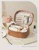 High-Value Large Capacity PU Travel Toiletry Bag - Portable, Waterproof, and Stylish Cosmetic Storage
