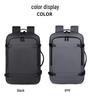Large Capacity Water-Resistant Business Backpack with Charging Port
