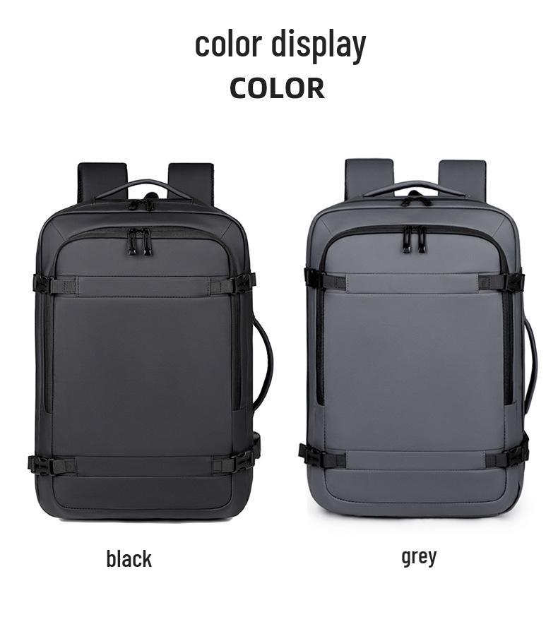 Large Capacity Water-Resistant Business Backpack with Charging Port