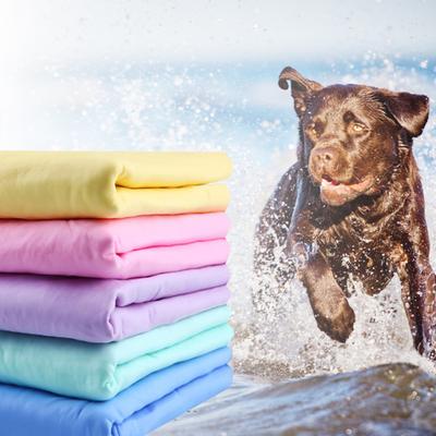 Assorbimento Asciugatura Rapida Acqua Tinta Unita Morbido Asciugamano per Cuccioli Gatti Articoli per Animali Domestici