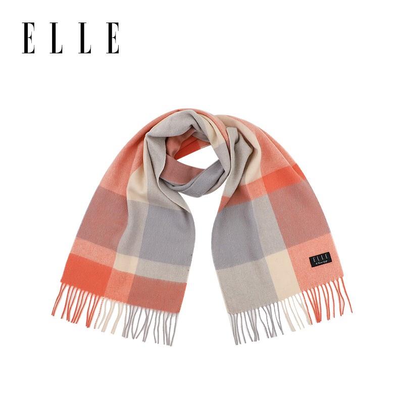 ELLE Women's Pure Wool Winter Scarf