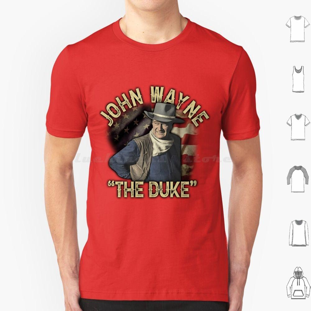 John Wayne The T Shirt Cotton Men Women DIY Print John Wayne Absinthe Joanne Cinema Fotografia Magliette The John Wayne Bravo