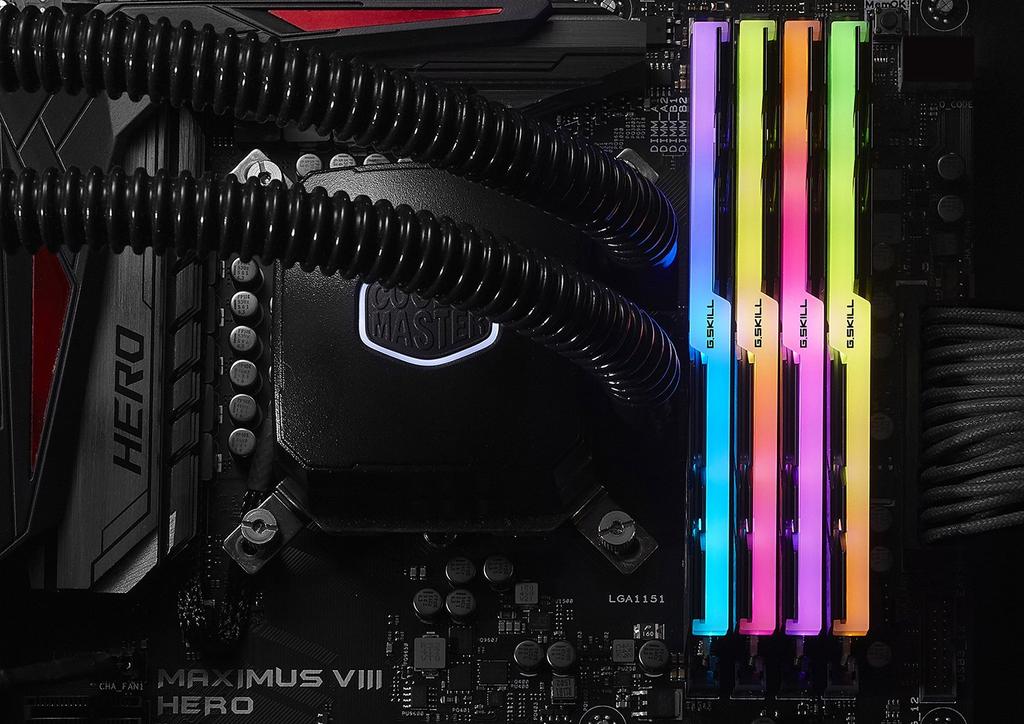 G.Skill Trident Z RGB F4-3600C17D-16GTZR (DDR4-3600 8GB×2)