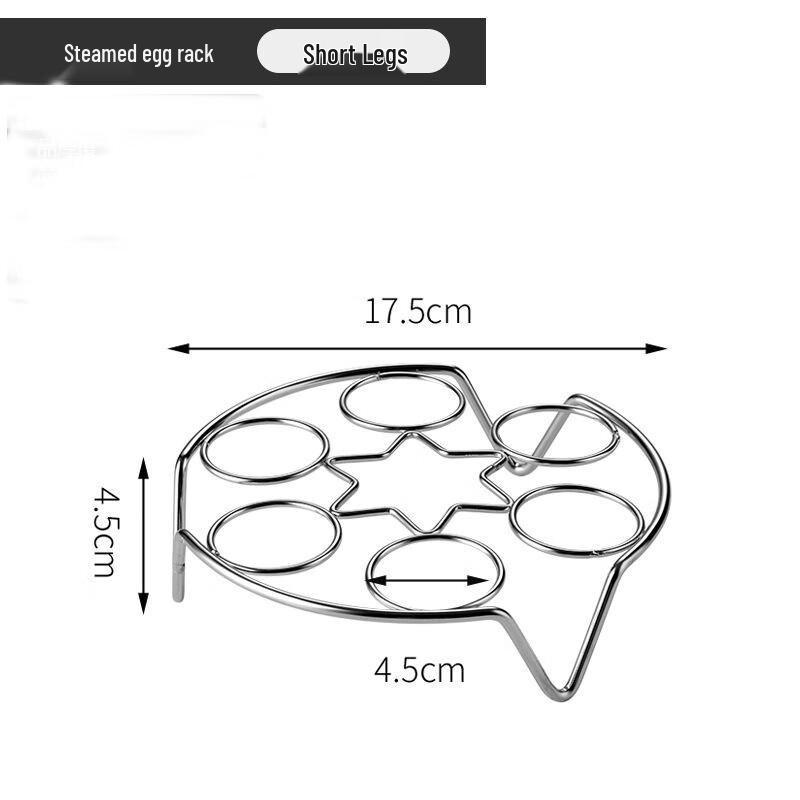 Baishengniu Stainless Steel Egg Steaming Rack Set
