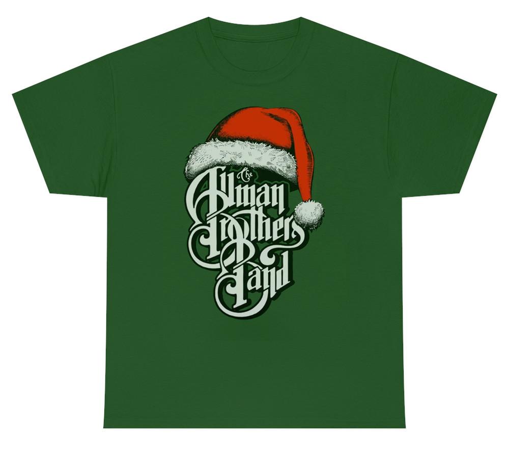 SALE The Allman Brothers Band Merry Christmas T-shirt Green Tee All Sizes Unisex T-Shirt XXL