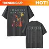 Customization Shirt Rock Band Imagine Dragons Loom World Tour 2025 T Shirt Men Women Hip Hop Oversized T-shirts Male Casual Cott